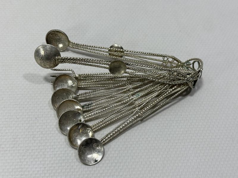 TELKARİ GÜMÜŞ ÇAY KAŞIĞI SETİ