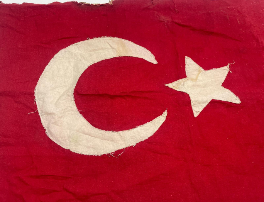 KURTULUŞ SAVAŞI DÖNEMİ EL YAPIMI BAYRAK