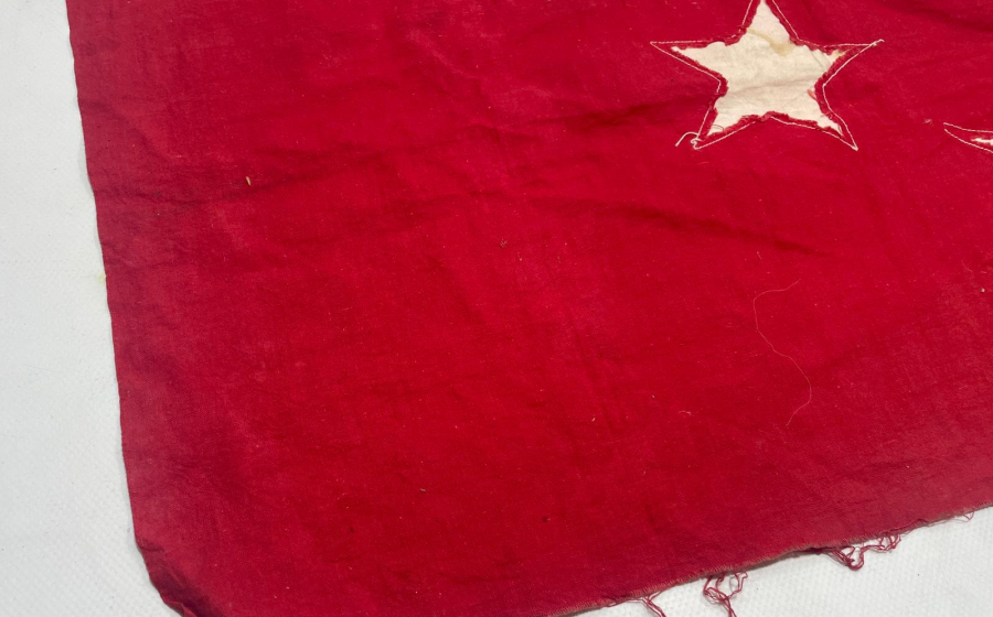 KURTULUŞ SAVAŞI DÖNEMİ EL YAPIMI BAYRAK