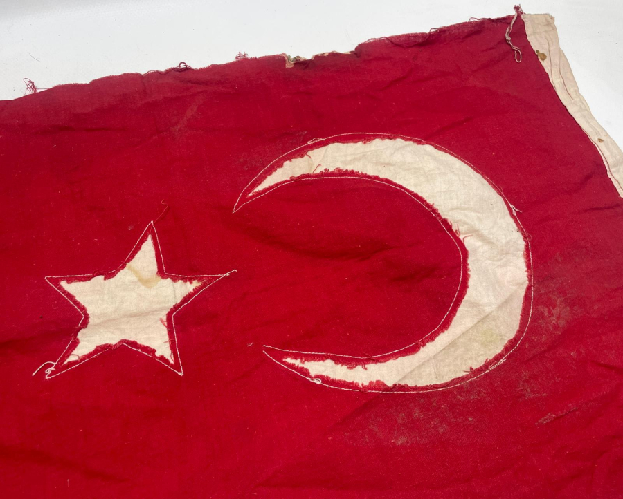 KURTULUŞ SAVAŞI DÖNEMİ EL YAPIMI BAYRAK