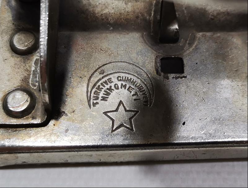 1930'LARDAN T.C. HÜKÜMETİ YAZILI METAL KAĞIT DELGECİ