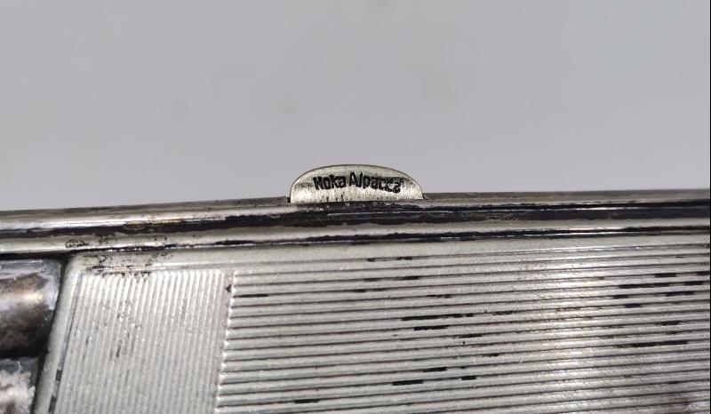 ANTİKA ALPAKA SİGARA TABAKASI