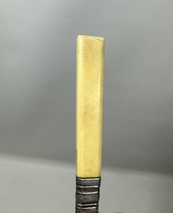 ANTİKA FİL DİŞİ SAPLI GÜMÜŞ MEYVE BIÇAĞI