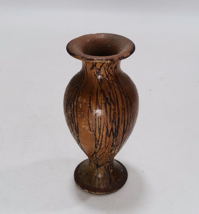 ANTİKA YUNAN İŞİ MİNİ SERAMİK VAZO