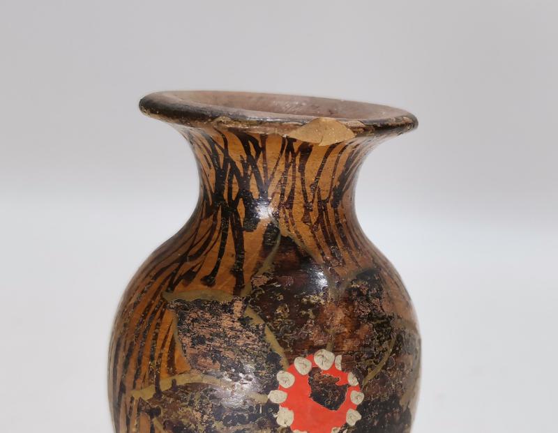 ANTİKA YUNAN İŞİ MİNİ SERAMİK VAZO