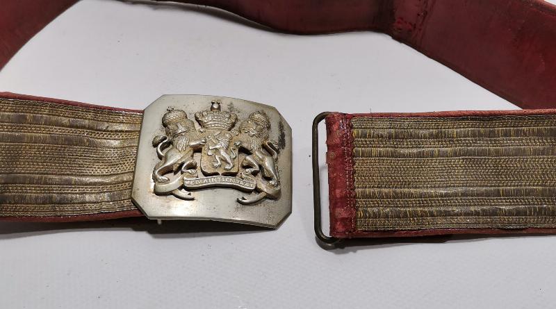 ÇANAKKALE SAVAŞI DÖNEMİ ÇOK NADİR İNGİLİZ SUBAY KEMERİ