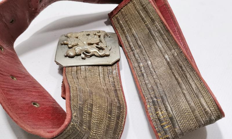 ÇANAKKALE SAVAŞI DÖNEMİ ÇOK NADİR İNGİLİZ SUBAY KEMERİ