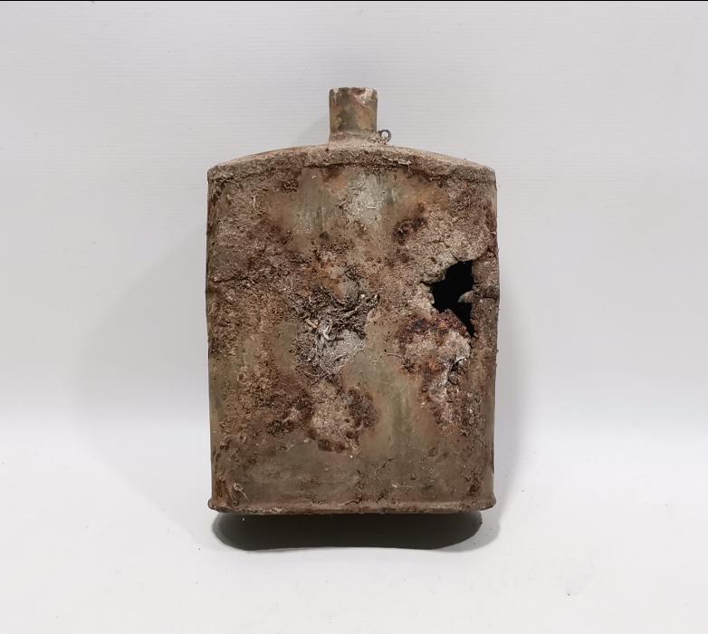 ÇANAKKALE SAVAŞI DÖNEMİ EMAYE ASKER MATARASI 