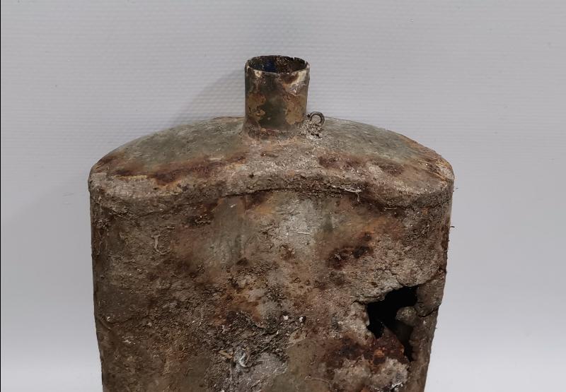 ÇANAKKALE SAVAŞI DÖNEMİ EMAYE ASKER MATARASI 