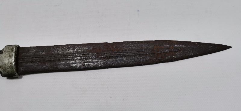 OSMANLI DÖNEMİ ALPAKA SAPLI ÇERKES KAMASI