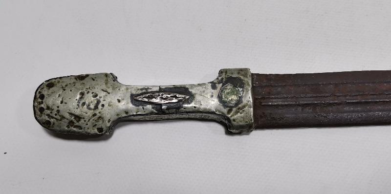 OSMANLI DÖNEMİ ALPAKA SAPLI ÇERKES KAMASI