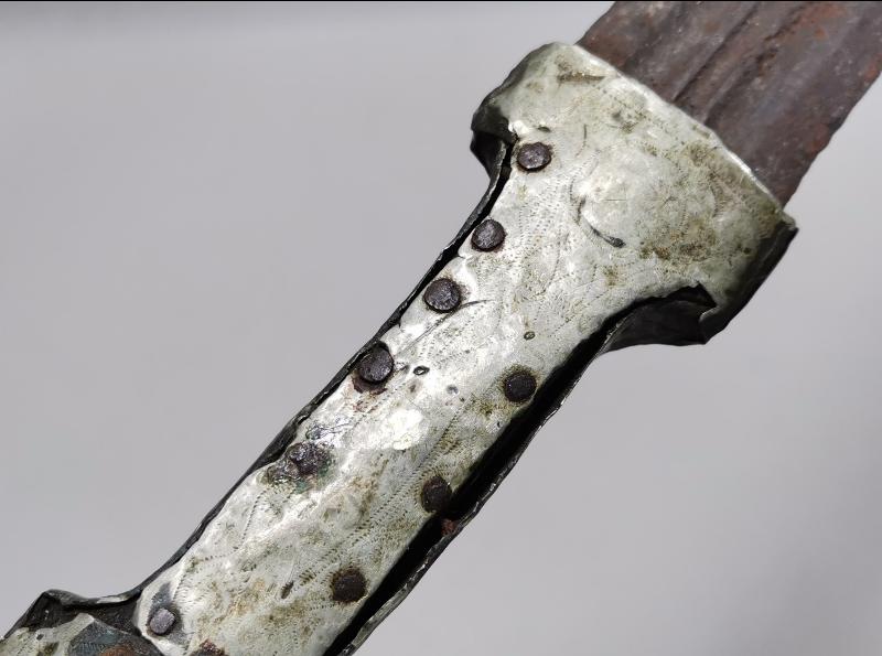 OSMANLI DÖNEMİ ALPAKA SAPLI ÇERKES KAMASI