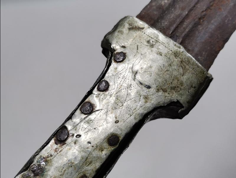 OSMANLI DÖNEMİ ALPAKA SAPLI ÇERKES KAMASI