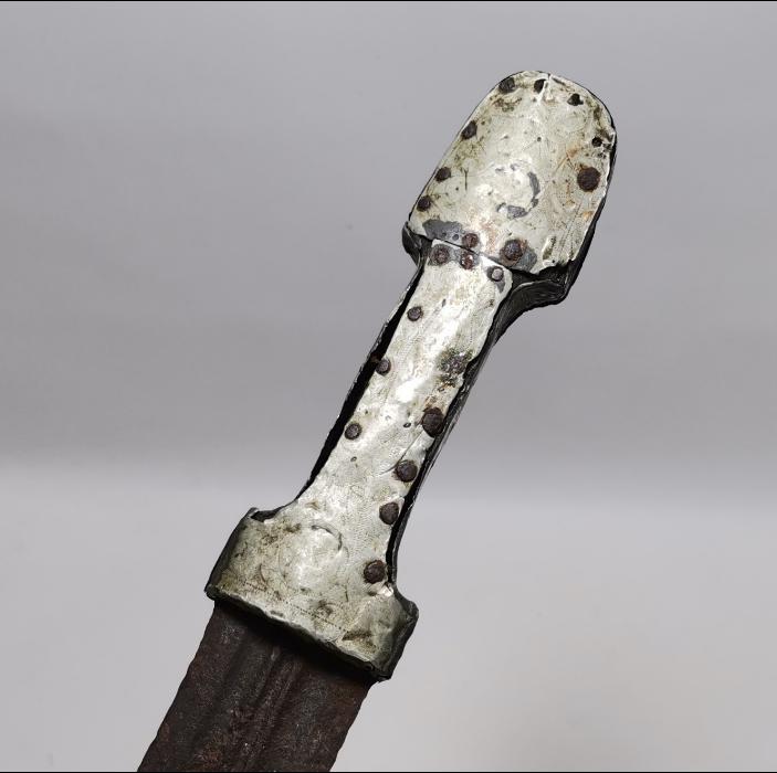 OSMANLI DÖNEMİ ALPAKA SAPLI ÇERKES KAMASI