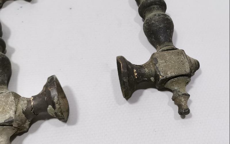 OSMANLI DÖNEMİ BİR ÇİFT BRONZ KAPI KOLU