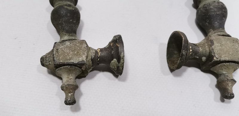 OSMANLI DÖNEMİ BİR ÇİFT BRONZ KAPI KOLU