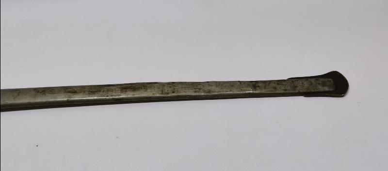 OSMANLI DÖNEMİ ERMENİ USTA VAHRAM TADJIRIAN YAPIMI AY YILDIZLI VE OSMANLICA YAZILI ÇOK NADİR SUBAY KILICI