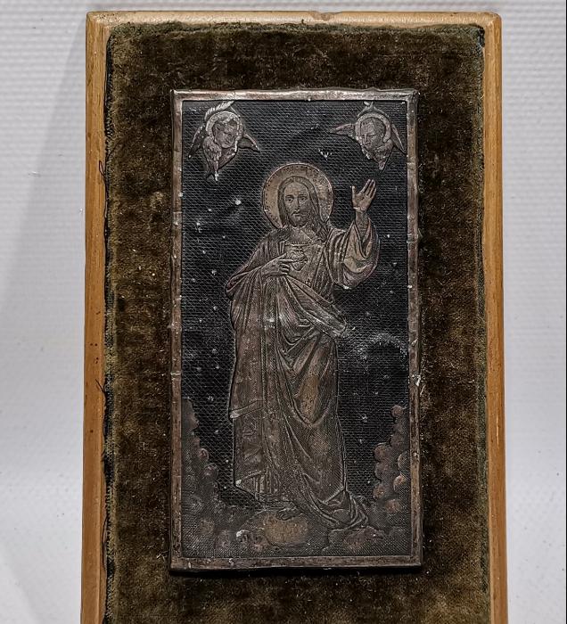 OSMANLI DÖNEMİ GÜMÜŞ HAZRETİ İSA İKONA