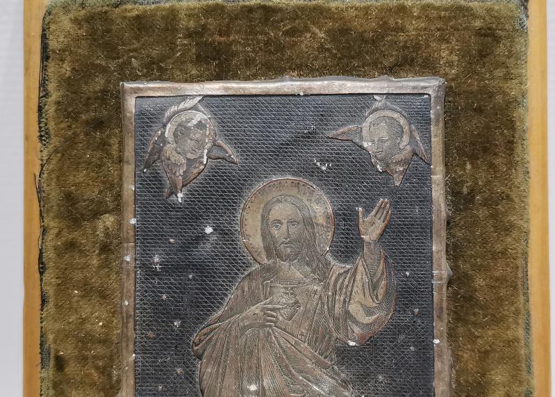 OSMANLI DÖNEMİ GÜMÜŞ HAZRETİ İSA İKONA
