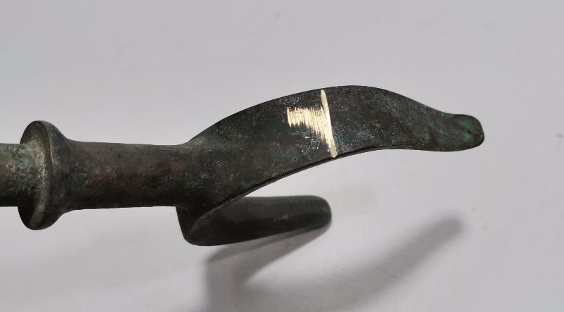 OSMANLI DÖNEMİ HİLAL FORMLU BRONZ ALEM