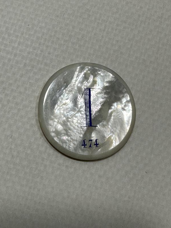 OSMANLI DÖNEMİ İSTANBUL RUM CEMİYETİ ÇOK NADİR SEDEF JETON