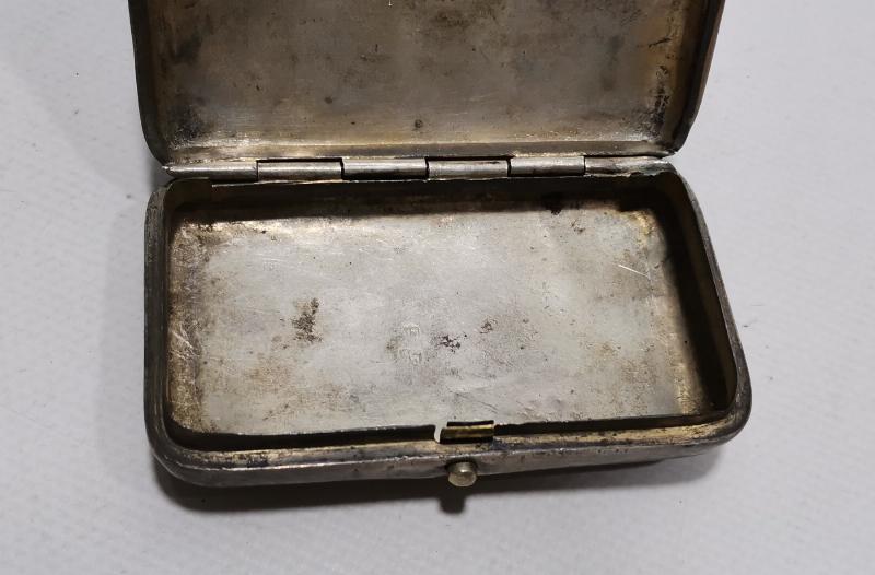 OSMANLI DÖNEMİ İSTANBUL ÜNİVERSİTESİ VE BEYAZIT KULESİ RESİMLİ GÜMÜŞ TÜTÜN TABAKASI