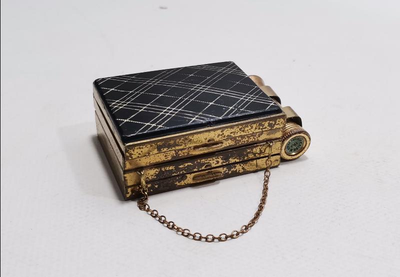 OSMANLI DÖNEMİ LEVANTEN İŞİ RUJLU PUDRİYER KUTUSU