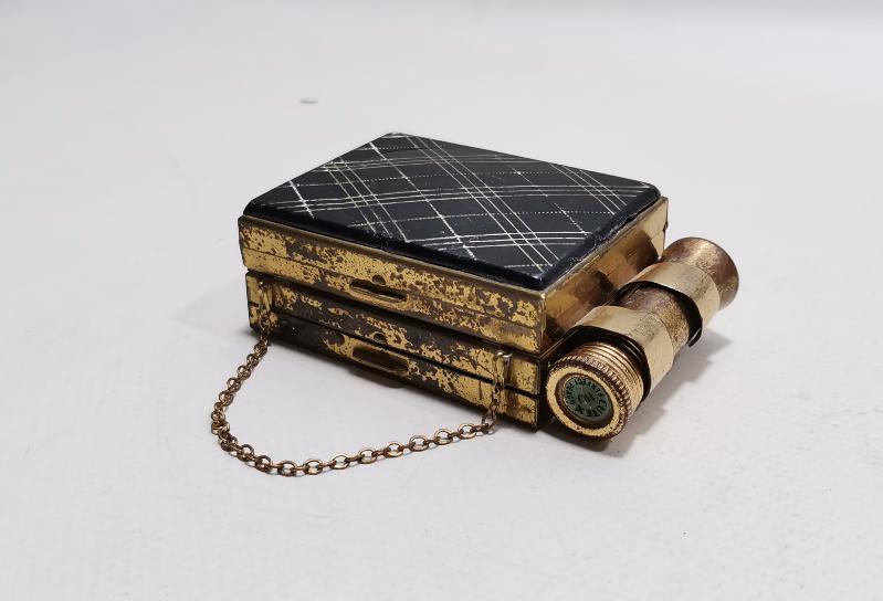 OSMANLI DÖNEMİ LEVANTEN İŞİ RUJLU PUDRİYER KUTUSU