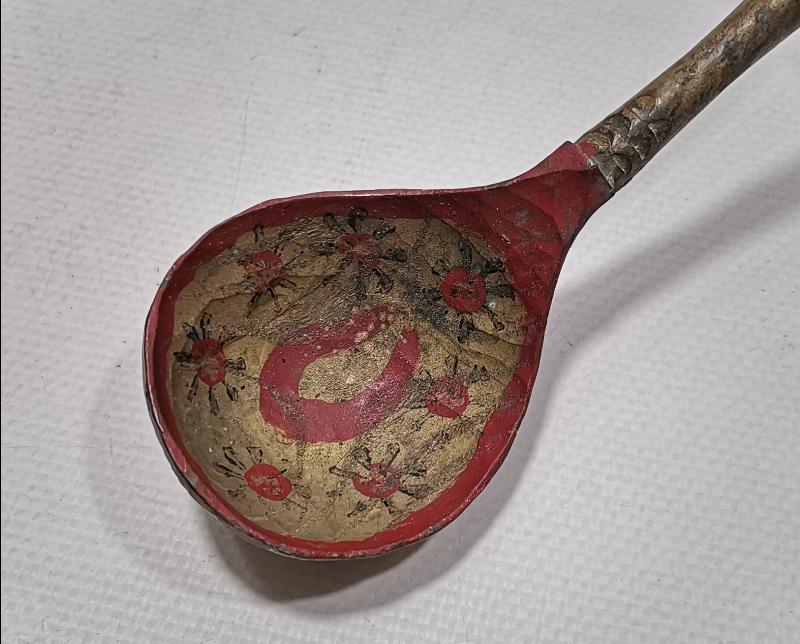 OSMANLI DÖNEMİ TEKKE İŞİ AHŞAP ŞİFA KAŞIĞI