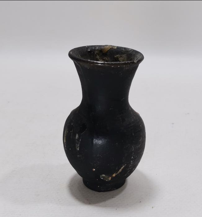 RUMCA YAZILI ANTİKA VAZO 