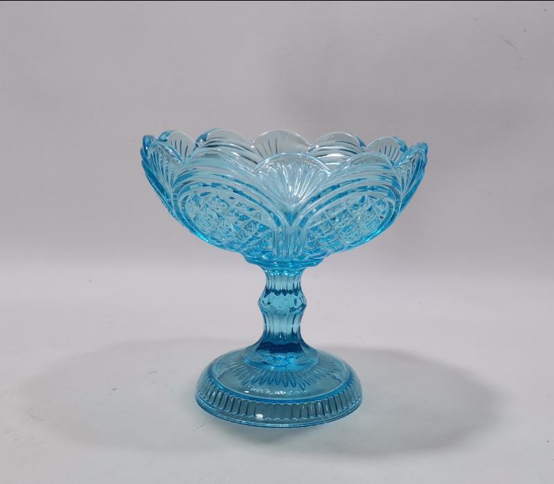 ANTİKA MAVİ CAM ŞEKERLİK