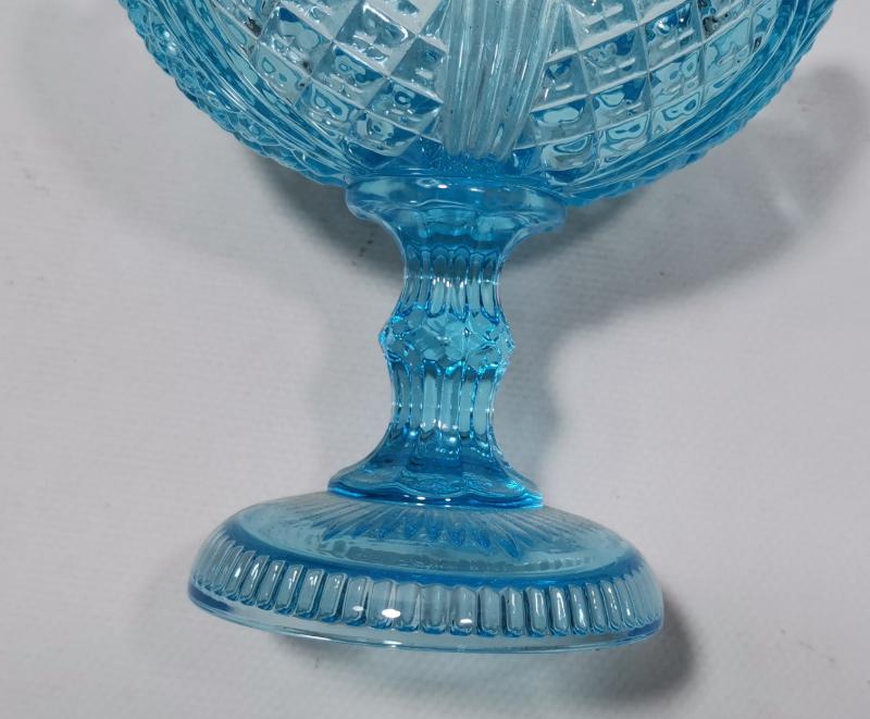 ANTİKA MAVİ CAM ŞEKERLİK