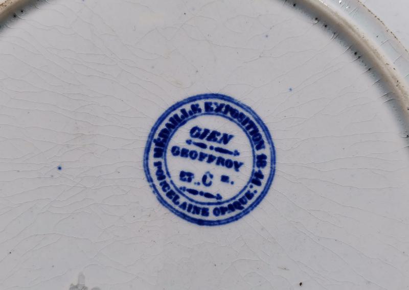 ÇANAKKALE SAVAŞI GELİBOLU'YA İNGİLİZ ASKERLERİNİN ÇIKARMASI KONULU ÇOK NADİR PORSELEN TABAK