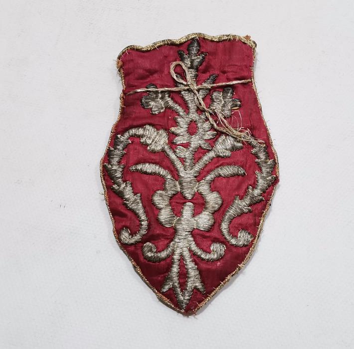 OSMANLI DÖNEMİ BÜYÜK BOY GÜMÜŞ SIRMA İŞLEMELİ GELİN KESESİ