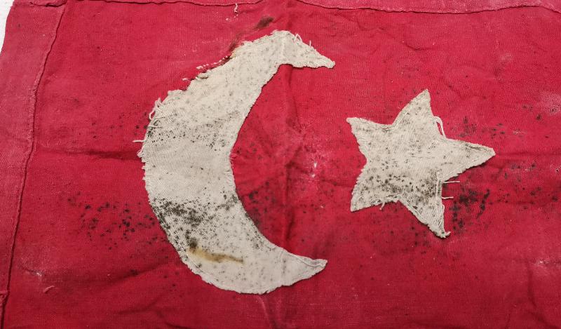 OSMANLI DÖNEMİ EL DİKİMİ BAYRAK