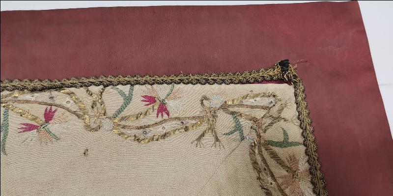 OSMANLI DÖNEMİ EL İŞLEME SEHPA ÖRTÜSÜ