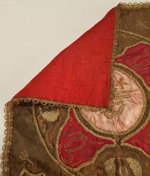 OSMANLI DÖNEMİ ESERİ İSTANBUL TUĞRALI TEPSİ ÖRTÜSÜ