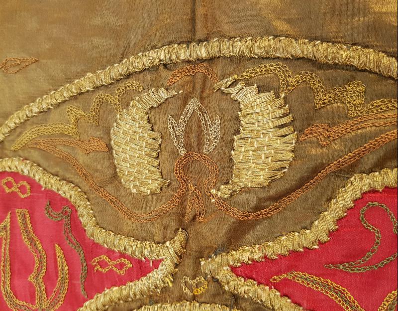 OSMANLI DÖNEMİ ESERİ İSTANBUL TUĞRALI TEPSİ ÖRTÜSÜ