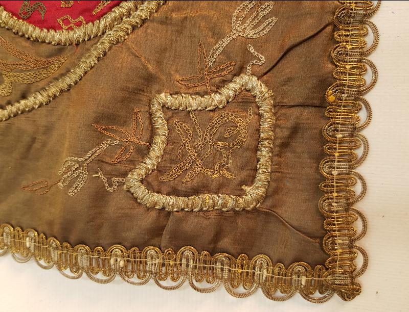 OSMANLI DÖNEMİ ESERİ İSTANBUL TUĞRALI TEPSİ ÖRTÜSÜ