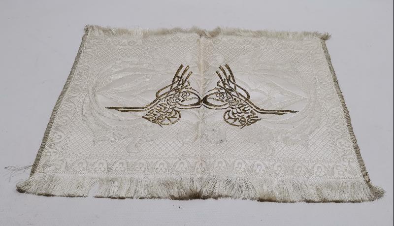 OSMANLI DÖNEMİ HEREKE İŞİ İPEK SULTAN MEHMET REŞAD TUĞRASI