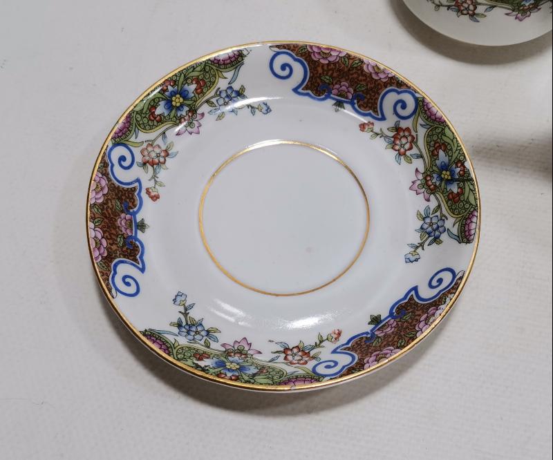 OSMANLI DÖNEMİ KUZNETSOV DAMGALI PORSELEN SÜTLÜK VE FİNCAN