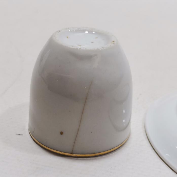 OSMANLI DÖNEMİ MEŞRUTİYET TEMALI OSMANLICA VE YUNANCA YAZILI KAHVE FİNCANI