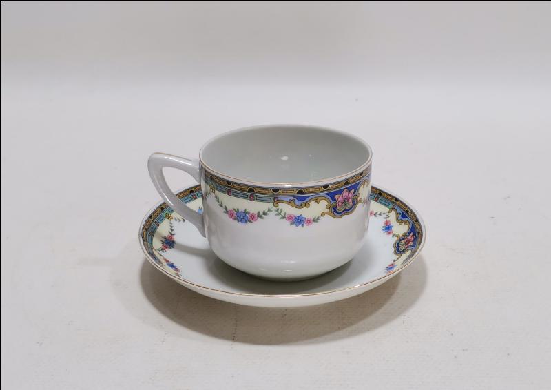 OSMANLI DÖNEMİ NADİR JOSEF GREIF STAMBUL DAMGALI PORSELEN FİNCAN