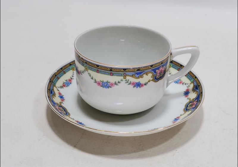 OSMANLI DÖNEMİ NADİR JOSEF GREIF STAMBUL DAMGALI PORSELEN FİNCAN