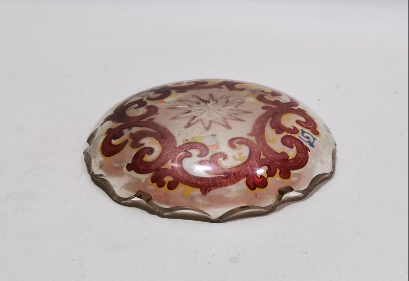 OSMANLI DÖNEMİ ORTASI YILDIZLI KRİSTAL İKRAM TABAĞI