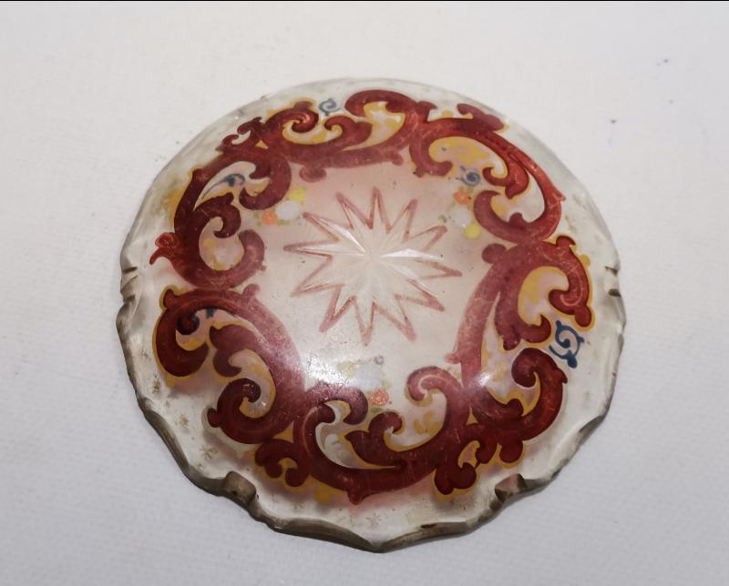 OSMANLI DÖNEMİ ORTASI YILDIZLI KRİSTAL İKRAM TABAĞI