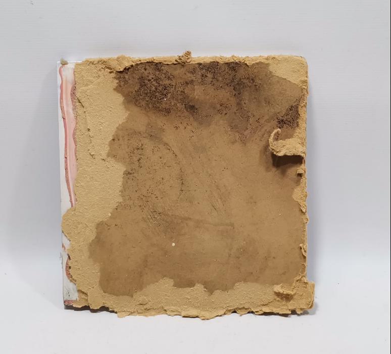 SANATÇI İŞİ ANTİKA KÜTAHYA SERAMİK KARO ATATÜRK ÇALIŞMASI