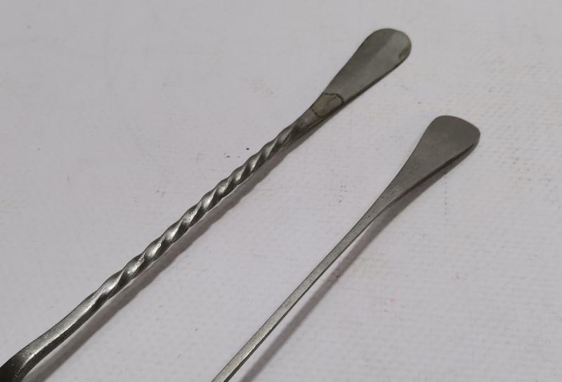 TIP TARİHİ: 2 ADET ALPAKA İLAÇ KAŞIĞI