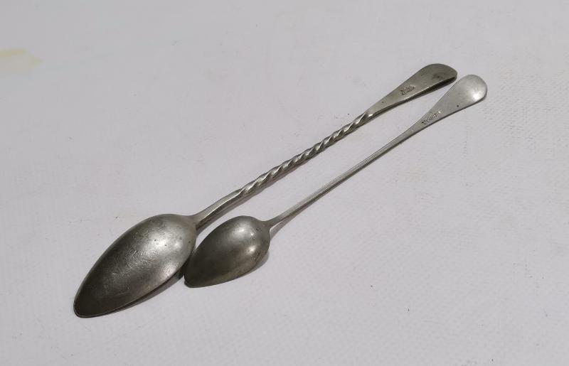 TIP TARİHİ: 2 ADET ALPAKA İLAÇ KAŞIĞI