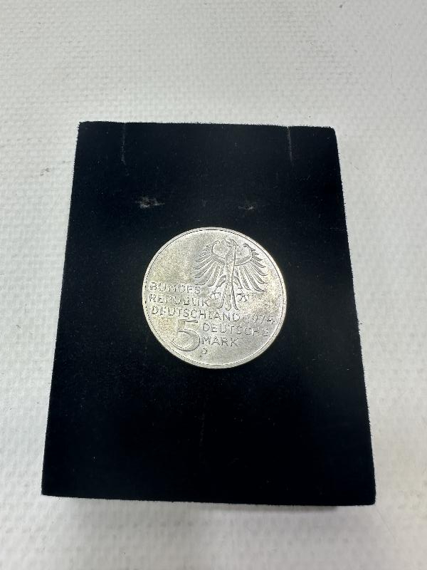 1974 ALMANYA IMMANUEL KANT HATIRA GÜMÜŞ 5 MARK